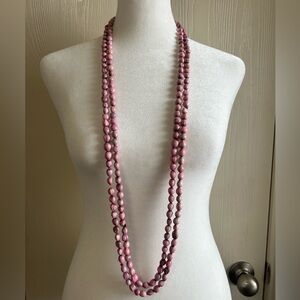 Rare Vintage Pink Shell Necklace